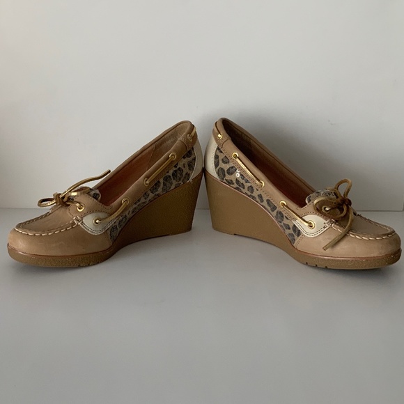 Sperry Top Sider Wedge Boat Shoes. Size 8. - Picture 5 of 11